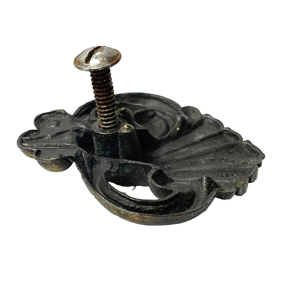 Vintage Metal Gold Effect Pull Drop Door Drawer Dresser Knob Handle Project - Picture 4 of 9